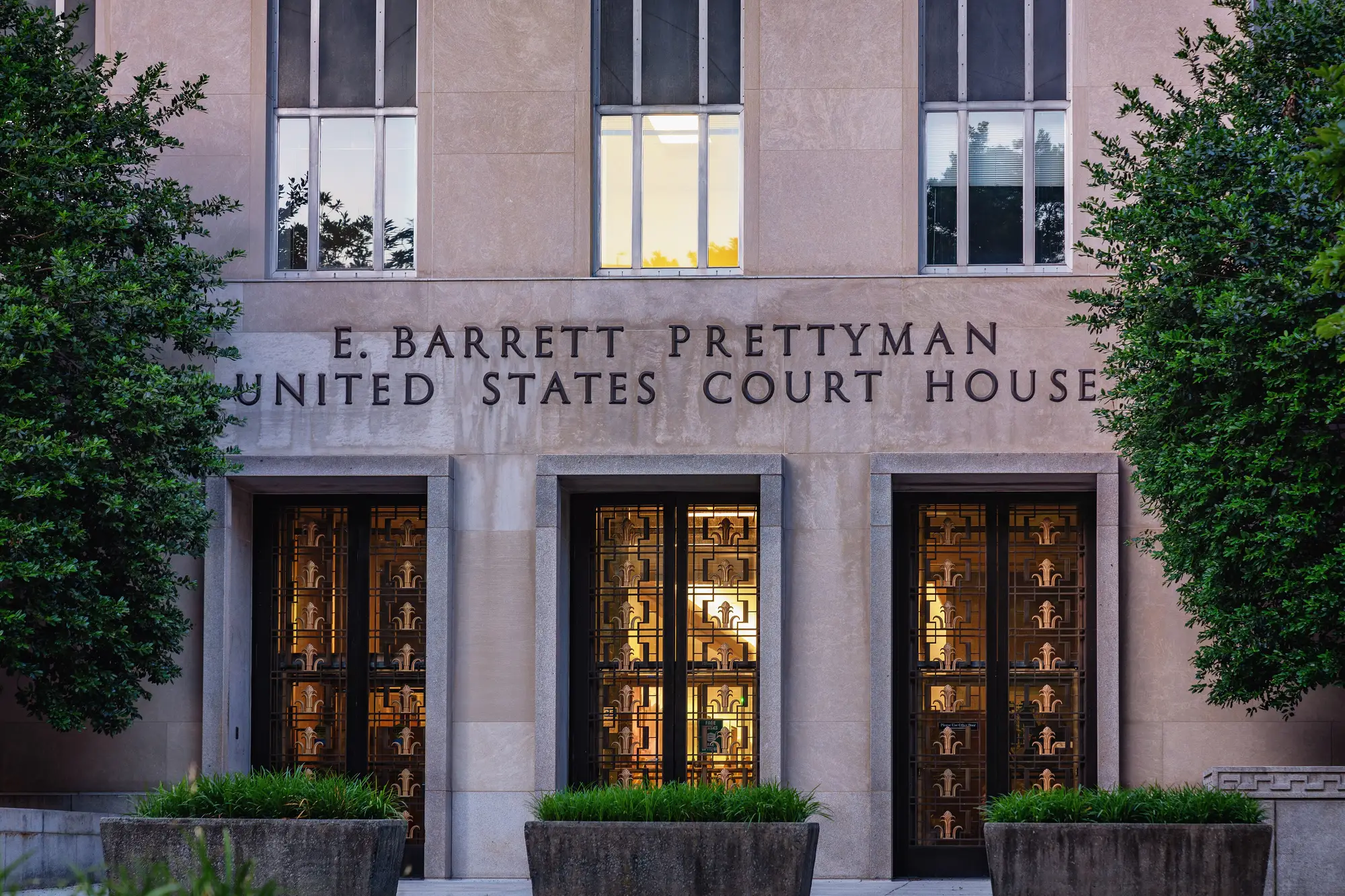 The E. Barrett Prettyman federal courthouse in Washington